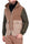 CAMEL NYLON AND FLEECE HOODED JACKET