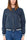 JACKE IM BOMBER-STIL AUS BLAUEM NYLON