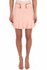 SHORT SKIRT WITH PINK RUFFLE