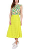 LONG YELLOW LACE SKIRT