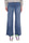 PALAZZO-JEANS AUS BLAUEM STRETCH-DENIM