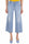 JEANS A PALAZZO VITA ALTA IN DENIM CHIARO AZZURRO