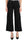 HIGH WAISTED PALAZZO JEANS IN BLACK COTTON TWILL