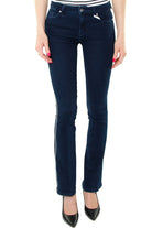 Tommy Hilfiger Donna jeans boot cut con catenella di strass blu