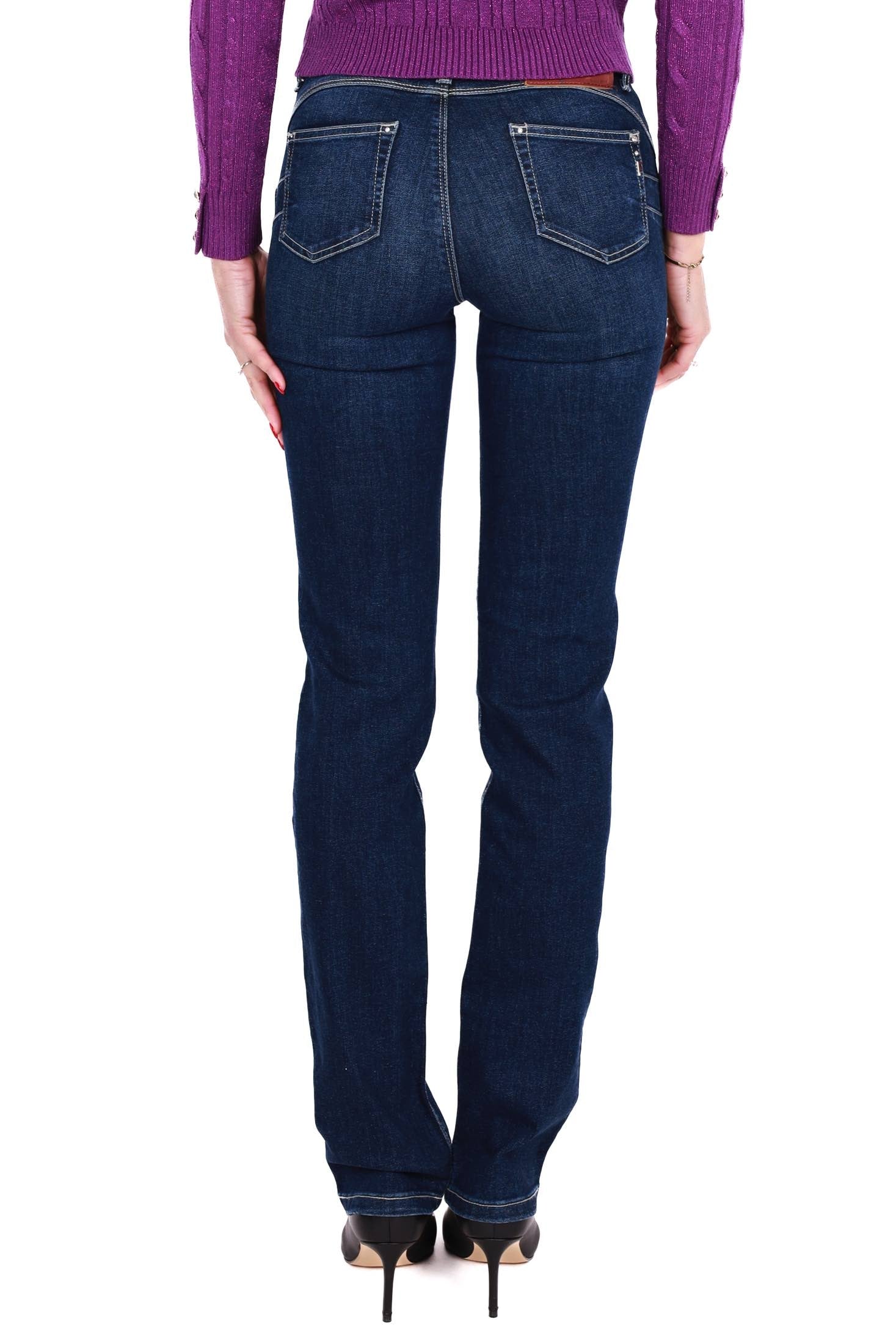 Fracomina jeans boot cut in denim stretch blu