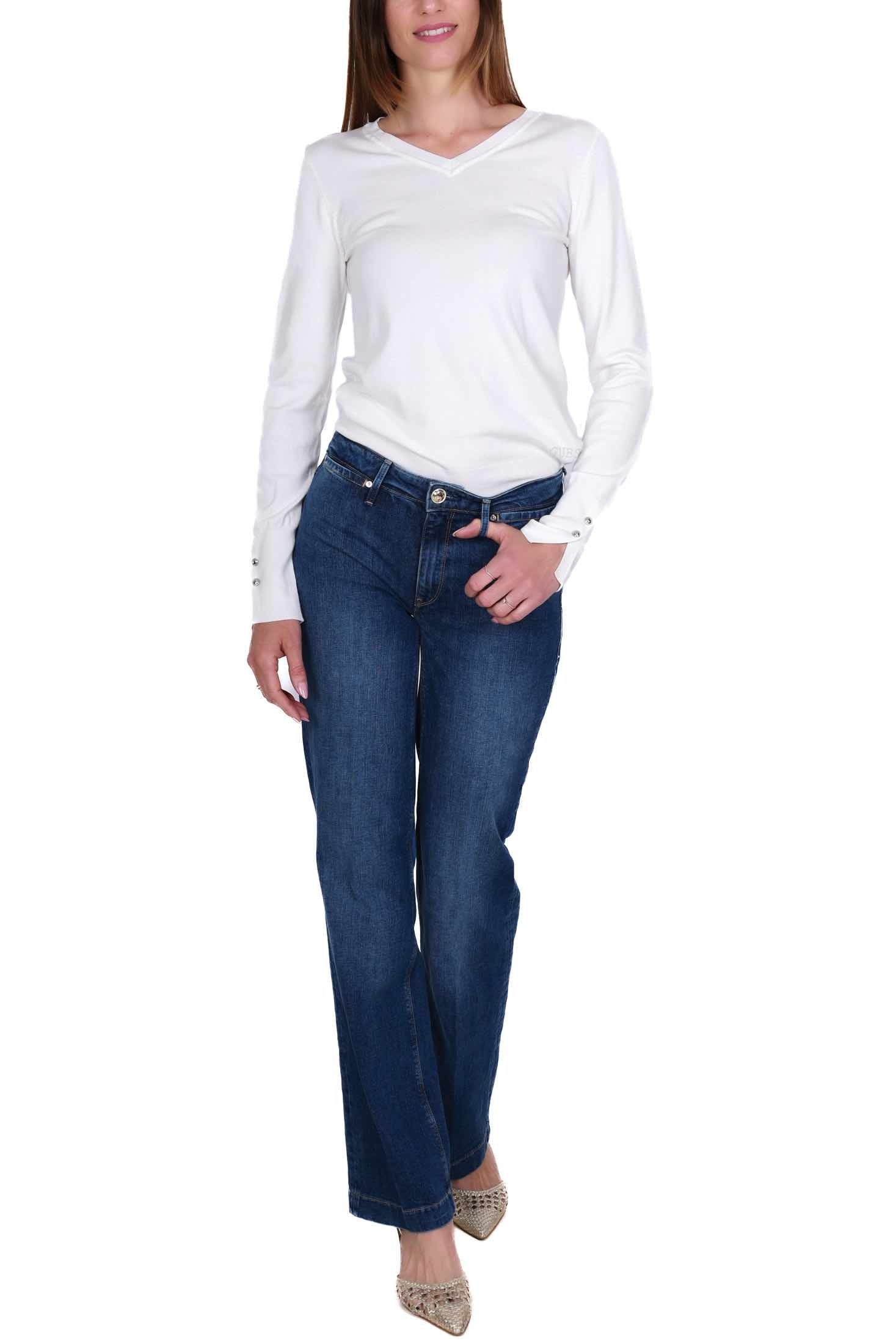 Guess Donna jeans boot cut in denim stretch blu