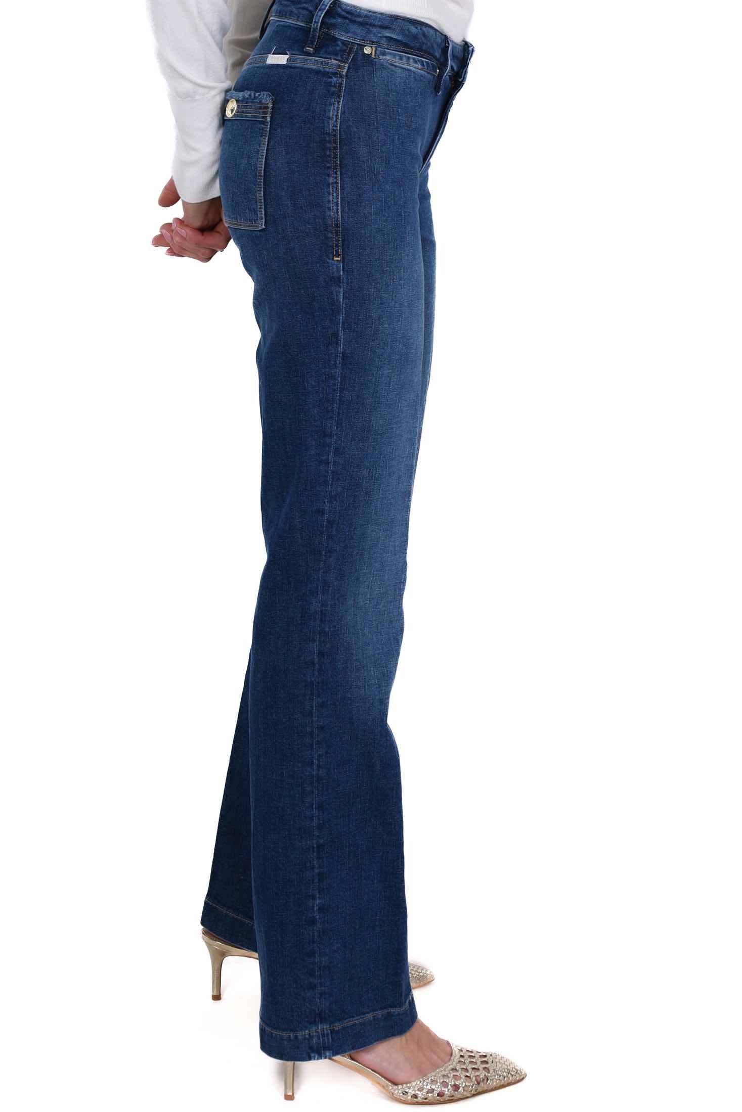 Guess Donna jeans boot cut in denim stretch blu