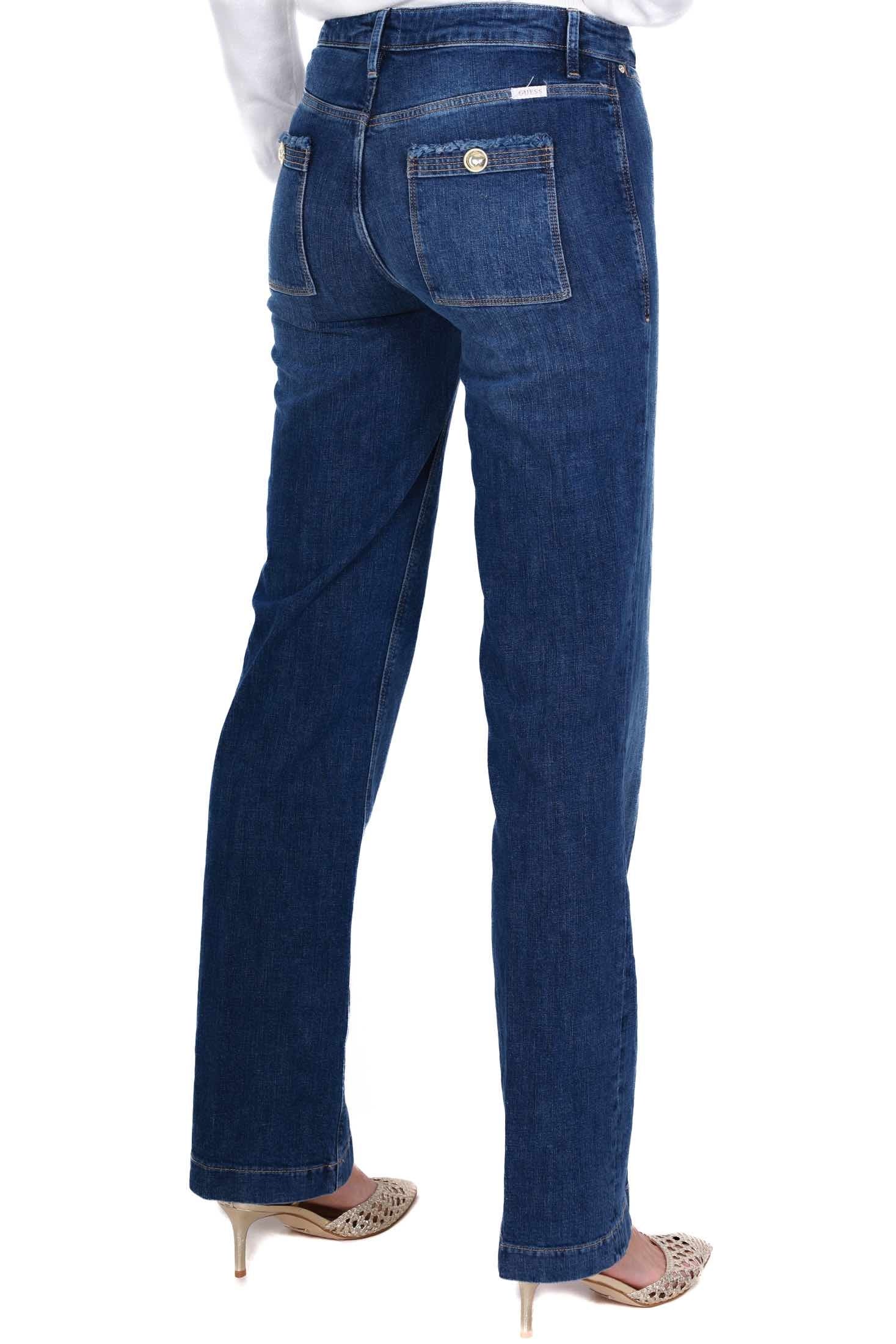 Guess Donna jeans boot cut in denim stretch blu