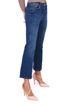 Blu Denim jeans cropped boot cut blu