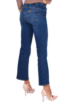 Blu Denim jeans cropped boot cut blu