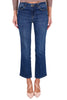 JEANS CROPPED BOOT CUT BLU