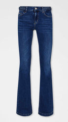 Blu Denim jeans flare in denim stretch blu