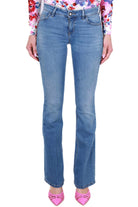 Blu Denim jeans flare in denim stretch blu