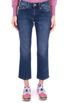 Emme Marella jeans flared in denim stretch blu