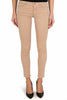 JEANS IN RASATELLO DI COTONE BEIGE