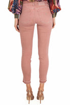 Guess Donna jeans skinny con orlo sfrangiato rosa