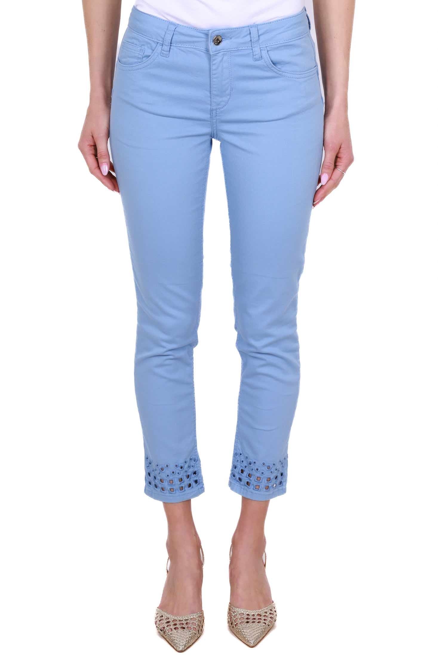 Liu Jo White jeans skinny in cotone stretch azzurro