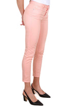 Liu Jo White jeans skinny in cotone stretch salmone