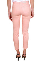 Liu Jo White jeans skinny in cotone stretch salmone