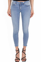 Fracomina jeans skinny in denim azzurro