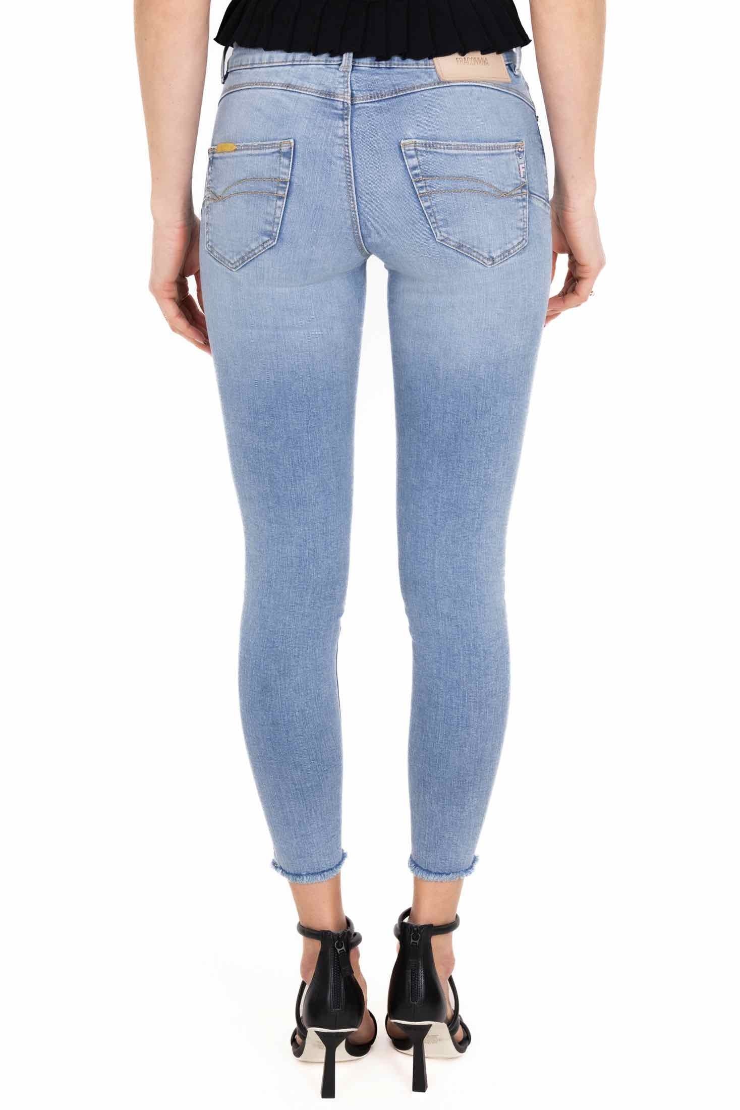 Fracomina jeans skinny in denim azzurro