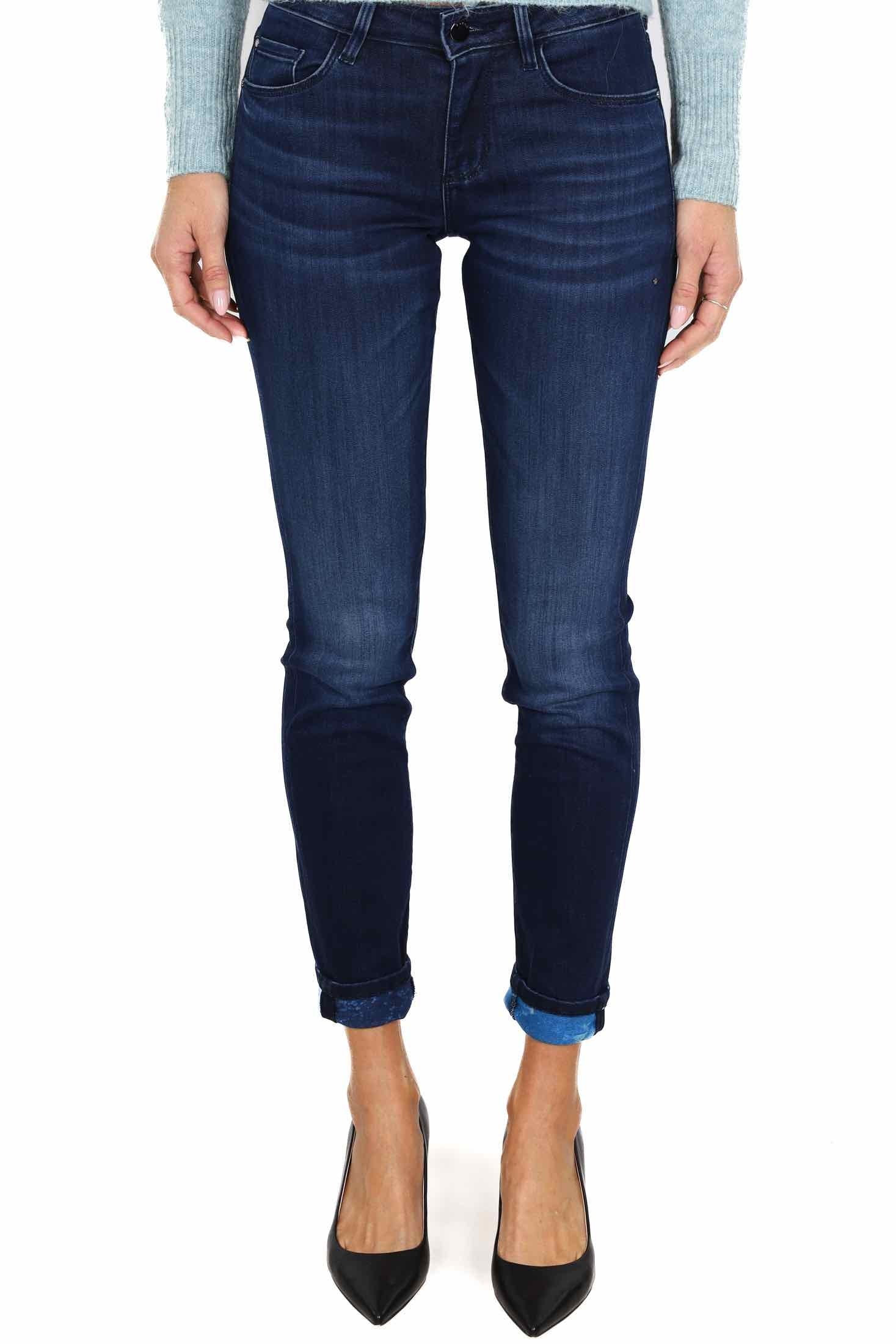 Guess Donna jeans skinny in denim super stretch blu