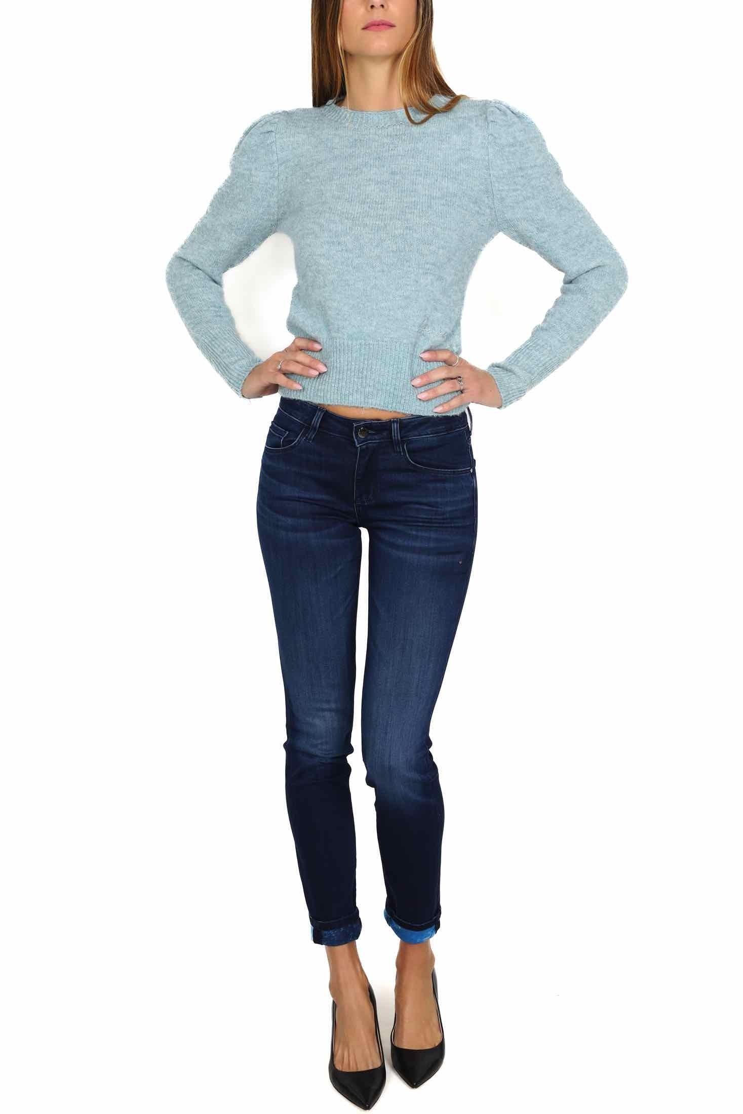 Guess Donna jeans skinny in denim super stretch blu