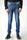 JEANS SKINNY IN DENIM SUPER STRETCH CON ROTTURE BLU