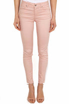 Liu Jo White jeans skinny in popeline di cotone rosa