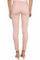 Liu Jo White jeans skinny in popeline di cotone rosa