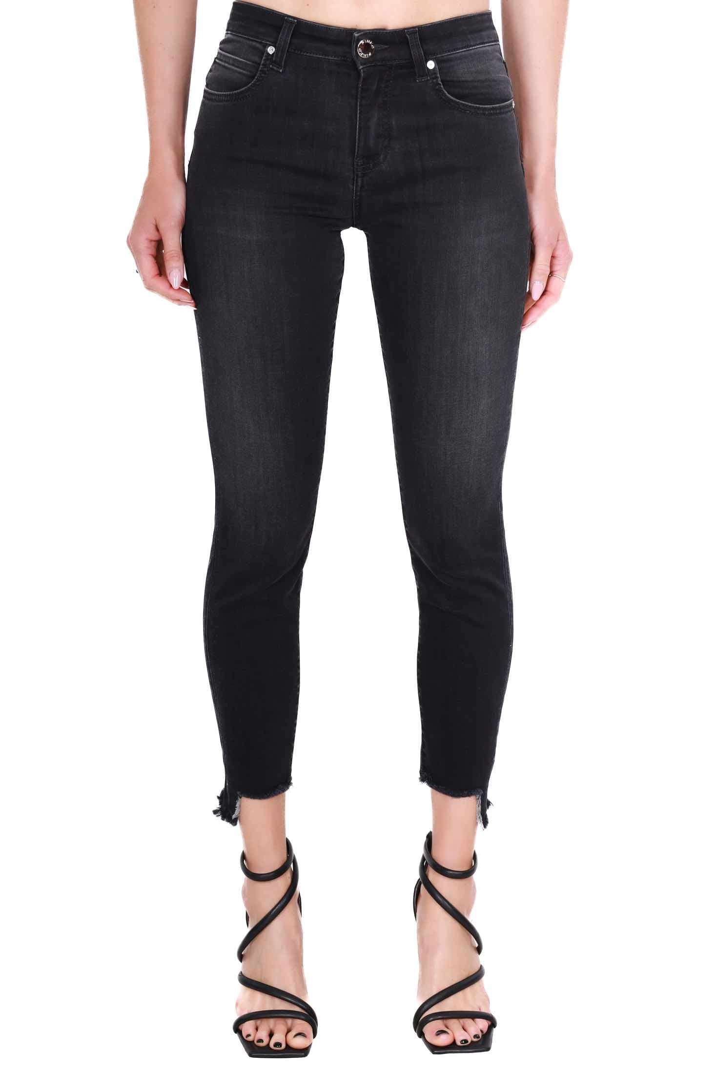 Pinko jeans skinny in tela denim nero