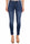 HIGH WAIST SKINNY JEANS WITH BLUE SEQUINS