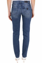 Ax Donna jeans slim a sigaretta blu