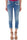 JEANS SLIM CON APPLICAZIONI GIOIELLO BLU