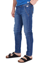 Roy Roger's Uomo jeans tasche alla francese in denim stretch blu