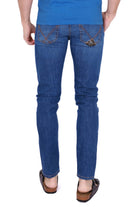 Roy Roger's Uomo jeans tasche alla francese in denim stretch blu