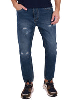 Berna jeans uomo con rotture blu