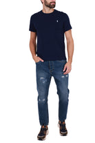 Berna jeans uomo con rotture blu