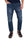 JEANS UOMO CON ROTTURE BLU