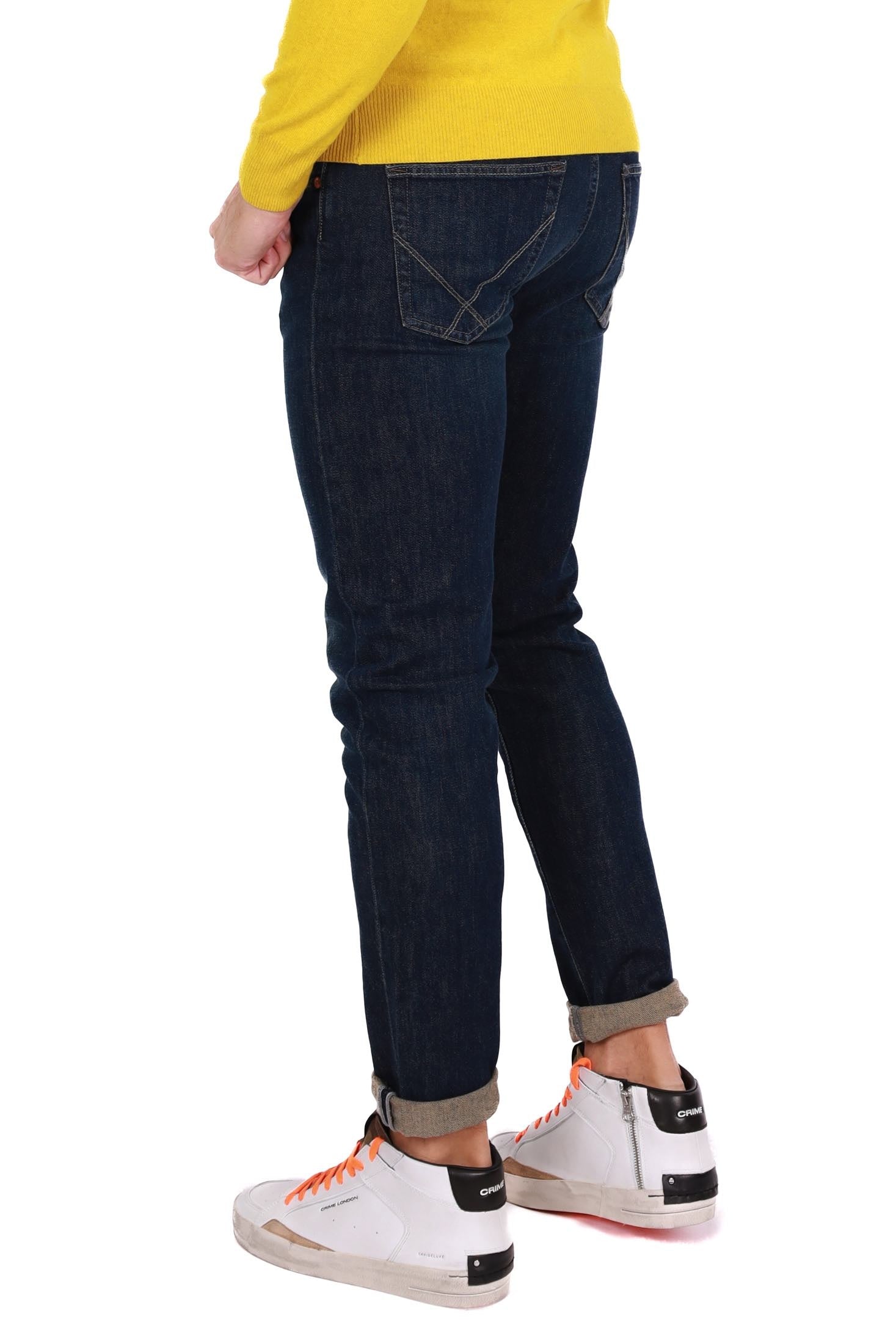 Roy Roger's Uomo jeans uomo slim in denim stretch blu