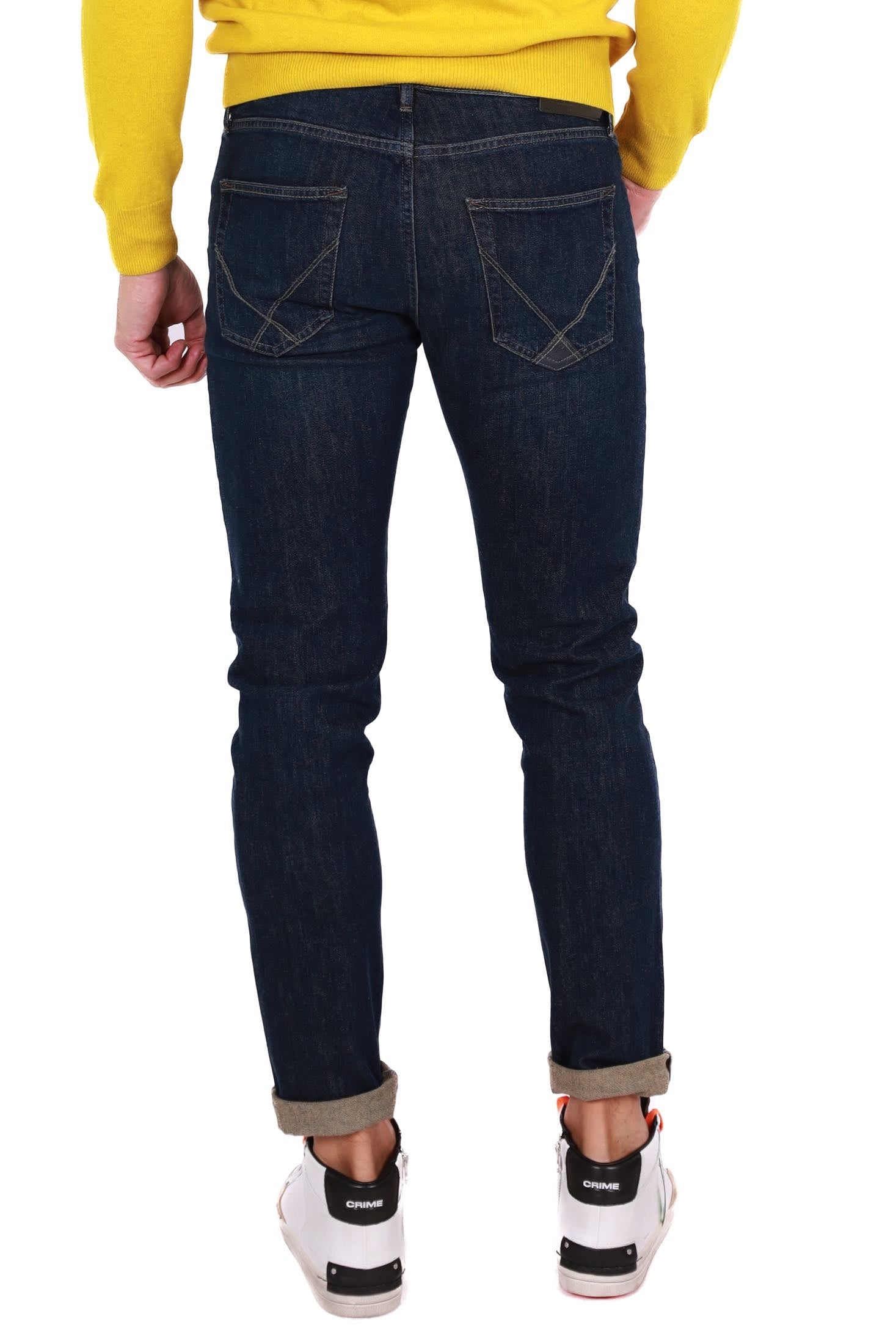 Roy Roger's Uomo jeans uomo slim in denim stretch blu