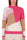 MAGLIA DONNA DISEGNO GEOMETRICO FUXIA