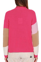 Emme Marella maglia donna disegno geometrico fuxia