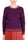 PULLOVER MIT RUNDHALS UND LILA LUREX-DETAILS