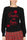 CREW NECK SWEATER WITH BLACK SANTA EMBROIDERY