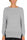 GREY CREW NECK LONG SWEATER