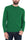 MEN'S CREW NECK SWEATER IN GREEN WOOL BLEND