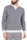 MEN'S CREW NECK CASHMERE MIX SWEATER GREY