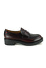 WOMEN'S BURGUNDY LEATHER LOAFER