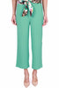 PALAZZO TROUSERS WITH GREEN ELASTIC